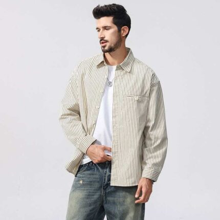 Long Sleeve Striped Shirt